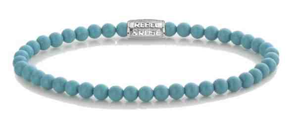 Rebel&Rose Korálkový náramek Endless Summer Turquoise RR-40089-S 16,5 cm - S + 2 měsíce na vrácení zboží
