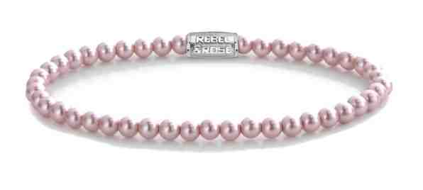 Rebel&Rose Korálkový náramek Endless Summer Pink Pearl RR-40091-S 15 cm - XS + 2 měsíce na vrácení zboží