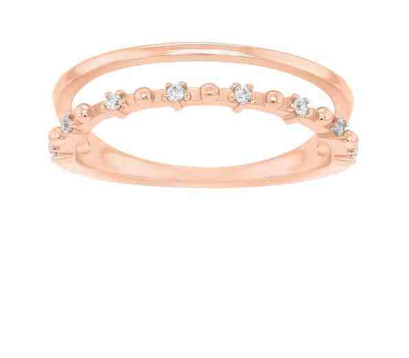 Brilio Silver Okouzlující bronzový prsten se zirkony GR043R 56 mm + 2 měsíce na vrácení zboží