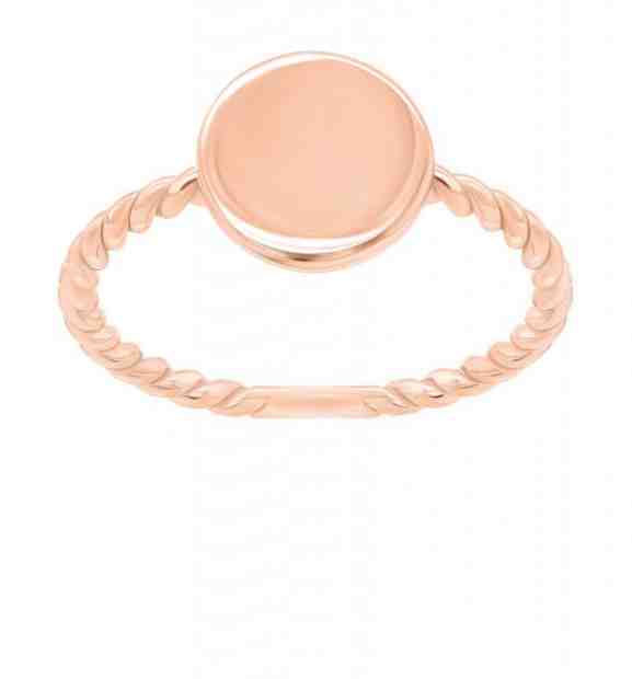 Brilio Silver Minimalistický bronzový prsten GR106R 54 mm + 2 měsíce na vrácení zboží