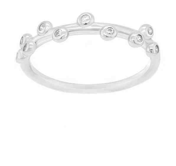 Brilio Silver Okouzlující stříbrný prsten se zirkony GR107W 58 mm + 2 měsíce na vrácení zboží