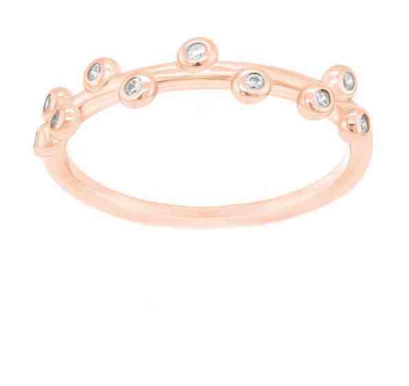 Brilio Silver Okouzlující bronzový prsten se zirkony GR107R 56 mm + 2 měsíce na vrácení zboží