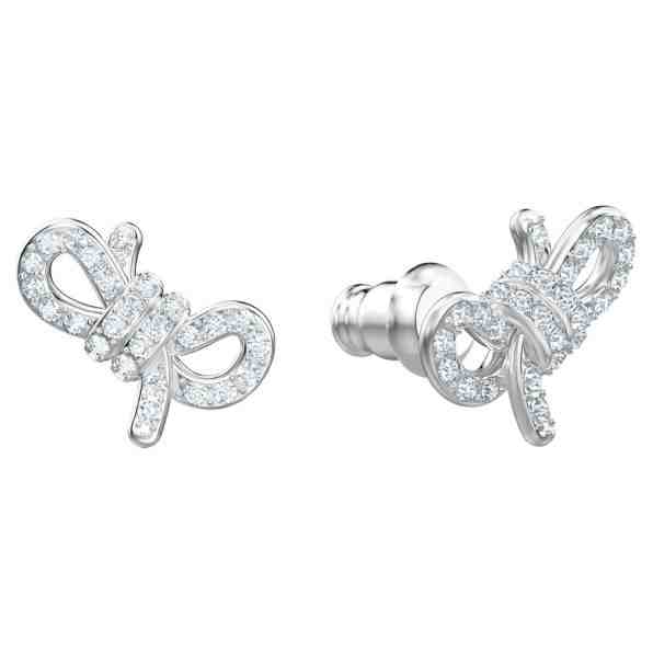 Swarovski Půvabné náušnice s krystaly Swarovski Lifelong Bow 5492257 - SLEVA + 2 měsíce na vrácení zboží