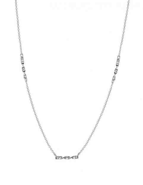 Praqia Stylový stříbrný náhrdelník Silver wave N6449_RH + 2 měsíce na vrácení zboží