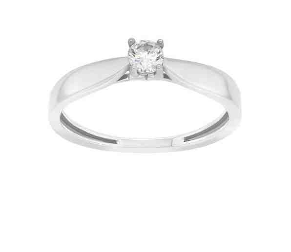 Brilio Nadčasový zásnubní prsten z bílého zlata GR114WAU 60 mm + 2 měsíce na vrácení zboží