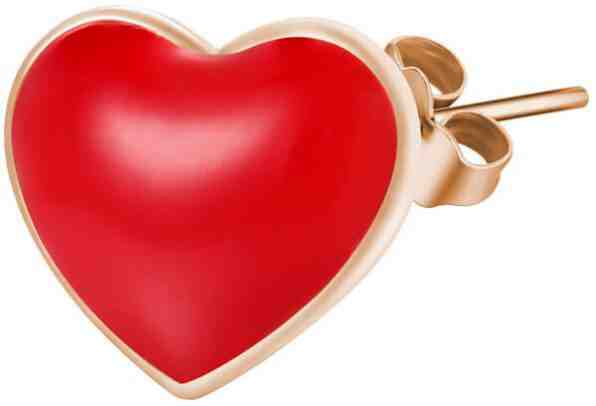 Rosato Půvabná single náušnice Srdce Storie RZO019 + 2 měsíce na vrácení zboží