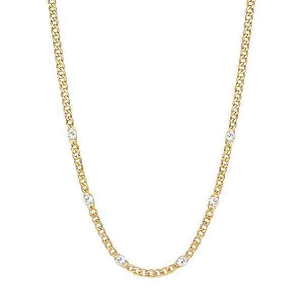 Brosway Pozlacený náhrdelník s krystaly Symphonia BYM84 + 2 měsíce na vrácení zboží