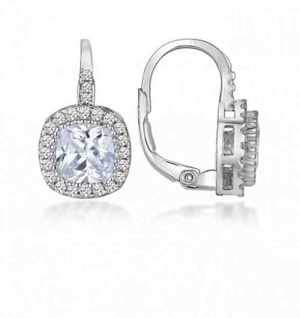 Brilio Silver Stříbrné náušnice se zirkony LME291 + 2 měsíce na vrácení zboží