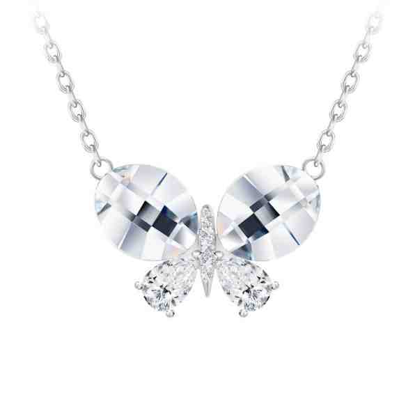 Preciosa Půvabný stříbrný náhrdelník Devotion s českým křišťálem Preciosa 6147 00 + 2 měsíce na vrácení zboží