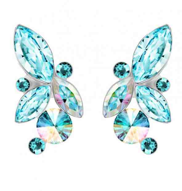 Preciosa Jedinečné náušnice Wave s českým křišťálem Preciosa 2279 71 + 2 měsíce na vrácení zboží