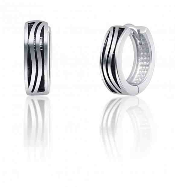 JVD Nadčasové kruhové náušnice SVLE0949XI2CE00 + 2 měsíce na vrácení zboží