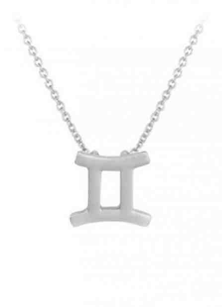 JVD Stříbrný náhrdelník s přívěskem Blíženci SVLN0195XH200BL + 2 měsíce na vrácení zboží