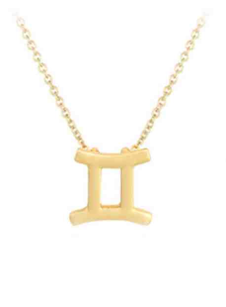 JVD Pozlacený náhrdelník s přívěskem Blíženci SVLN0195XH2GOBL + 2 měsíce na vrácení zboží