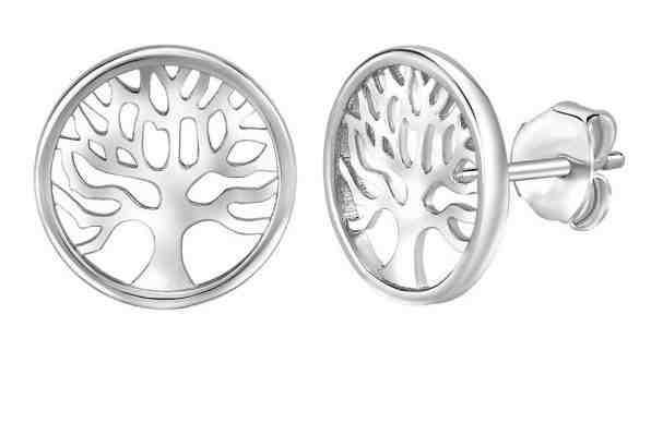 Silvego Stylové stříbrné náušnice Strom života JJJ851E + 2 měsíce na vrácení zboží