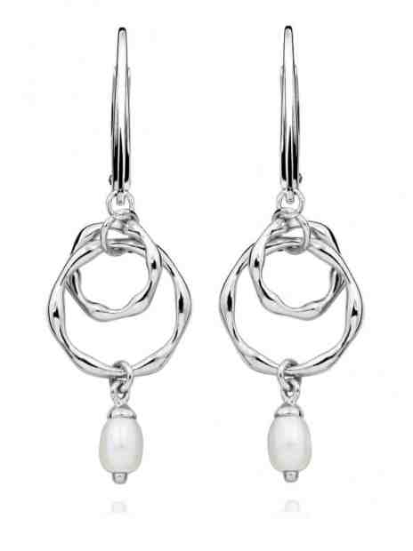 MOISS Luxusní stříbrné náušnice s perlami EP000170 + 2 měsíce na vrácení zboží