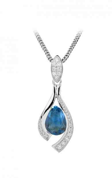 JVD Elegantní stříbrný přívěsek se zirkony SVLP0010SH8M400 + 2 měsíce na vrácení zboží