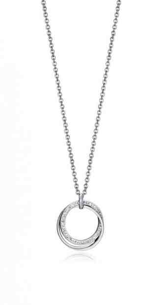 Viceroy Nadčasový ocelový náhrdelník se zirkony Chic 75279C01000 + 2 měsíce na vrácení zboží