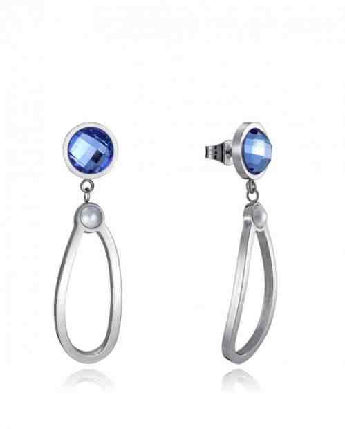 Viceroy Luxusní visací náušnice s kamínkem Chic 15092E01000 + 2 měsíce na vrácení zboží