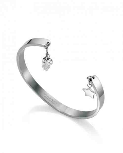 Viceroy Otevřený ocelový náramek s přívěsky Kiss 75175P01000 + 2 měsíce na vrácení zboží