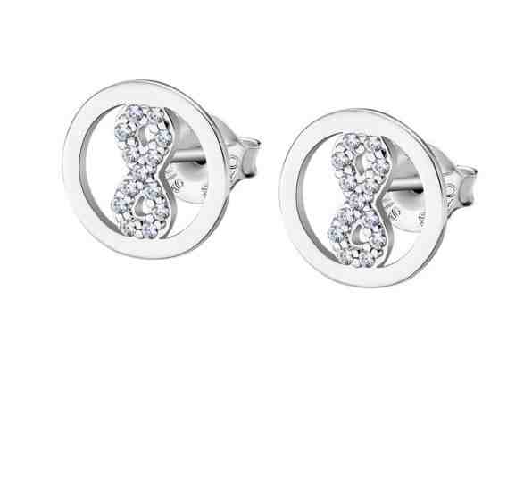 Lotus Silver Překrásné stříbrné náušnice Nekonečno LP1768-4/3 + 2 měsíce na vrácení zboží