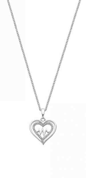 Lotus Silver Romantický stříbrný náhrdelník Srdce se zirkony LP3043-1/1 + 2 měsíce na vrácení zboží