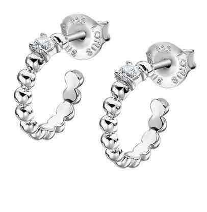 Lotus Silver Stříbrné kruhové náušnice se zirkony LP3077-4/1 + 2 měsíce na vrácení zboží