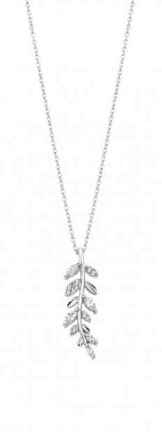 Lotus Silver Krásný stříbrný náhrdelník s čirými zirkony LP3088-1/1 (řetízek, přívěsek) + 2 měsíce na vrácení zboží