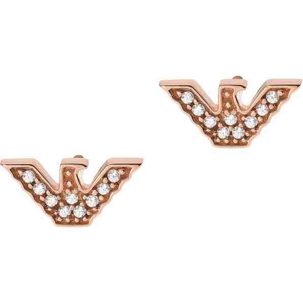 Emporio Armani Luxusní bronzové náušnice EG3466221 + 2 měsíce na vrácení zboží