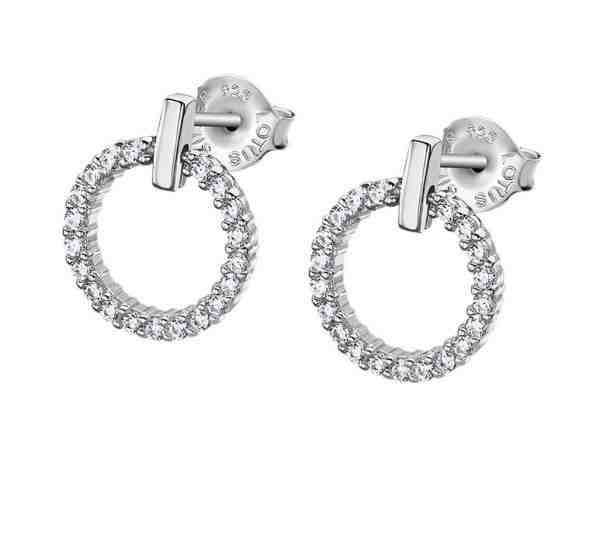 Lotus Silver Nadčasové stříbrné náušnice se zirkony LP3100-4/1 + 2 měsíce na vrácení zboží