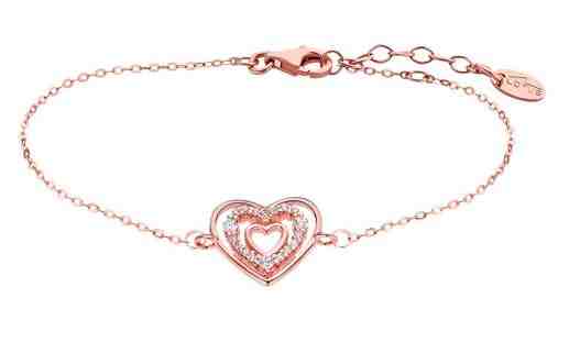 Lotus Silver Romantický bronzový náramek se zirkony LP3143-2/3 + 2 měsíce na vrácení zboží