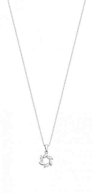 Lotus Silver Nadčasový stříbrný náhrdelník se zirkony LP3188-1/1 (řetízek, přívěsek) + 2 měsíce na vrácení zboží