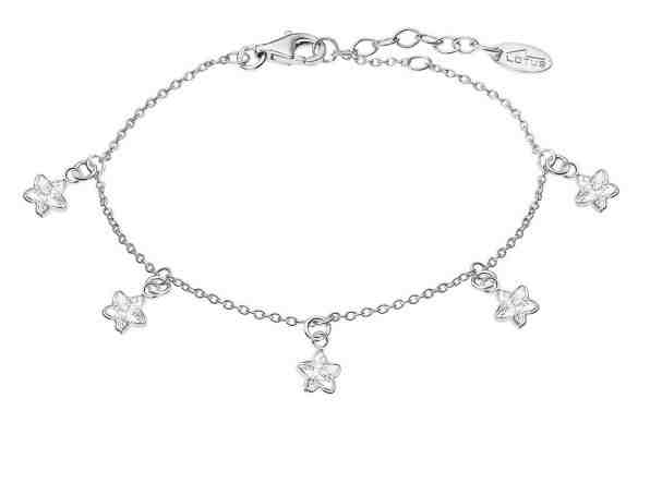 Lotus Silver Stříbrný kytičkový náramek se zirkony LP3191-2/1 + 2 měsíce na vrácení zboží