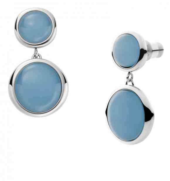 Skagen Elegantní ocelové náušnice Sea Glass SKJ1459040 + 2 měsíce na vrácení zboží