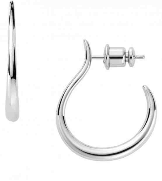 Skagen Minimalistické ocelové náušnice kruhy Kariana SKJ1454040 + 2 měsíce na vrácení zboží