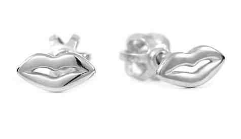 Brilio Stylové náušnice z bílého zlata pusa 231 001 00627 07 + 2 měsíce na vrácení zboží