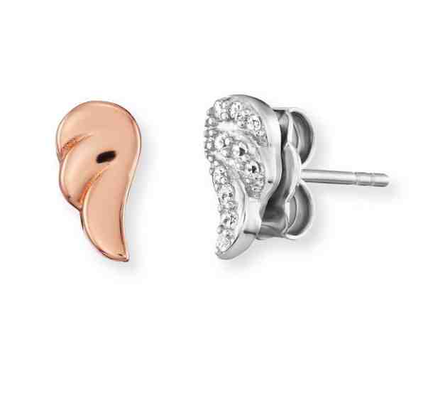 Engelsrufer Asymetrické bicolor náušnice pecky Wingduo ERE-2WING-ZIBIR + 2 měsíce na vrácení zboží