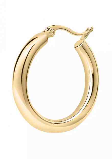 La Petite Story Designová pozlacená single náušnice z oceli LPS02ARQ18 1,5 cm + 2 měsíce na vrácení zboží