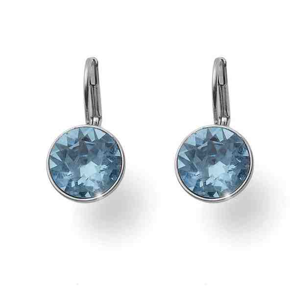 Oliver Weber Elegantní dámské náušnice s modrými krystaly Swarovski Lucky 22840 202 + 2 měsíce na vrácení zboží