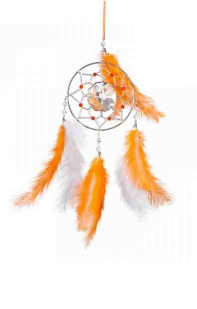 Preciosa Oranžový lapač snů s českým křišťálem Preciosa - Dobrodružství 1363 60 + 2 měsíce na vrácení zboží