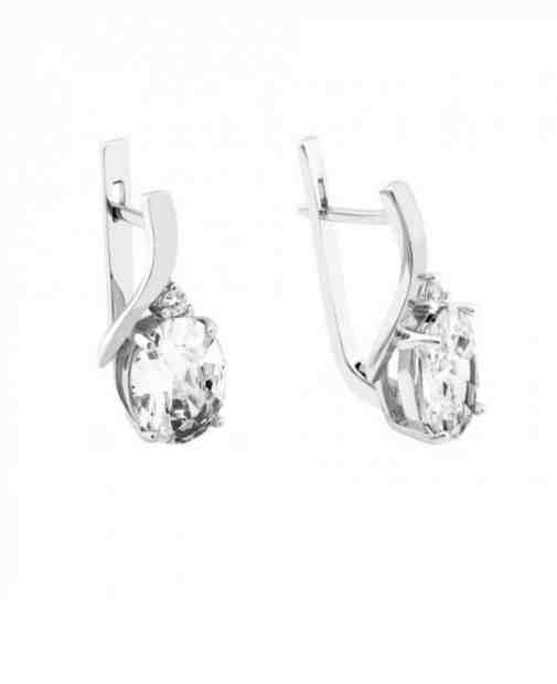 JVD Jemné stříbrné náušnice s čirými zirkony SVLE0991XH2BI00 + 2 měsíce na vrácení zboží