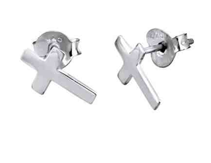 Lotus Silver Stříbrné náušnice pro ženy Křížek LP1223-4/2 + 2 měsíce na vrácení zboží