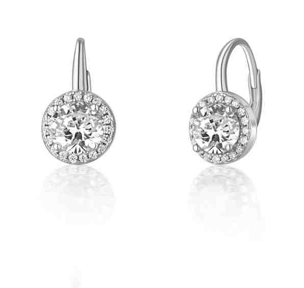 JVD Stříbrné náušnice s čirými zirkony SVLE0986XH2BI00 + 2 měsíce na vrácení zboží