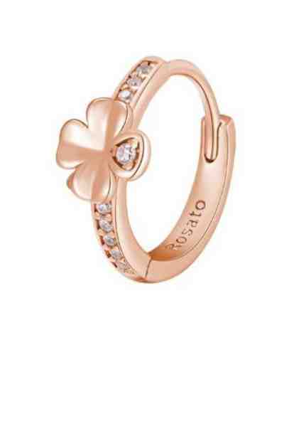 Rosato Bronzová single náušnice Čtyřlístek Storie RZO059 + 2 měsíce na vrácení zboží