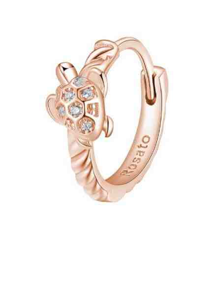 Rosato Bronzová single náušnice Želva Storie RZO055 + 2 měsíce na vrácení zboží