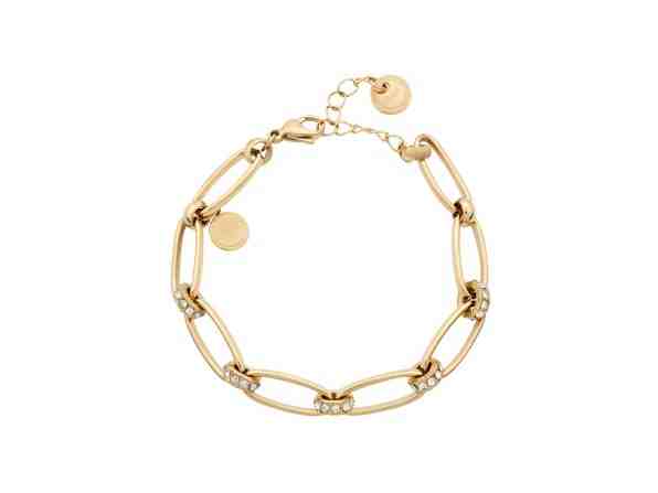 Liu.Jo Stylový pozlacený náramek s krystaly LJ1593 + 2 měsíce na vrácení zboží