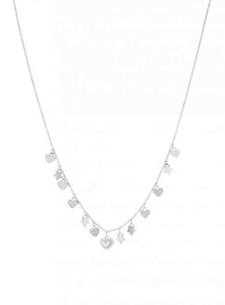 Liu.Jo Ocelový náhrdelník se srdíčky a hvězdičkami LJ1595 + 2 měsíce na vrácení zboží