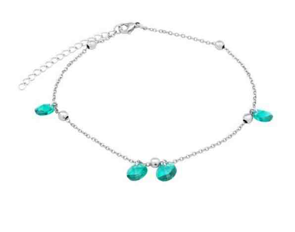 Silvego Stříbrný řetízek na nohu Tricia KMM1756 + 2 měsíce na vrácení zboží