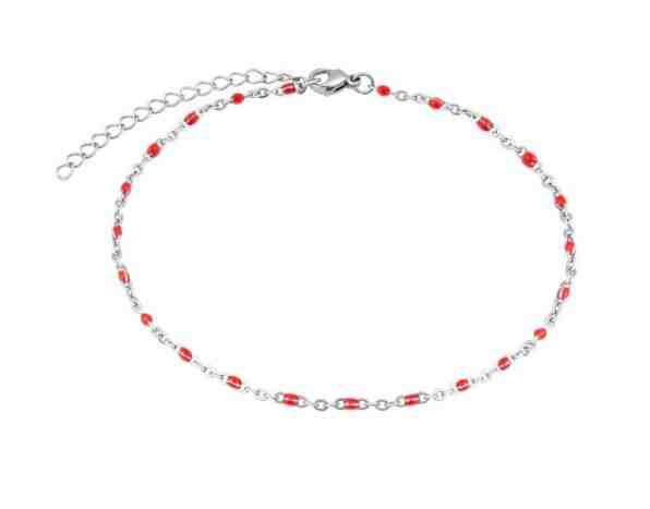 Silvego Jemný ocelový řetízek na nohu KMM1749 + 2 měsíce na vrácení zboží