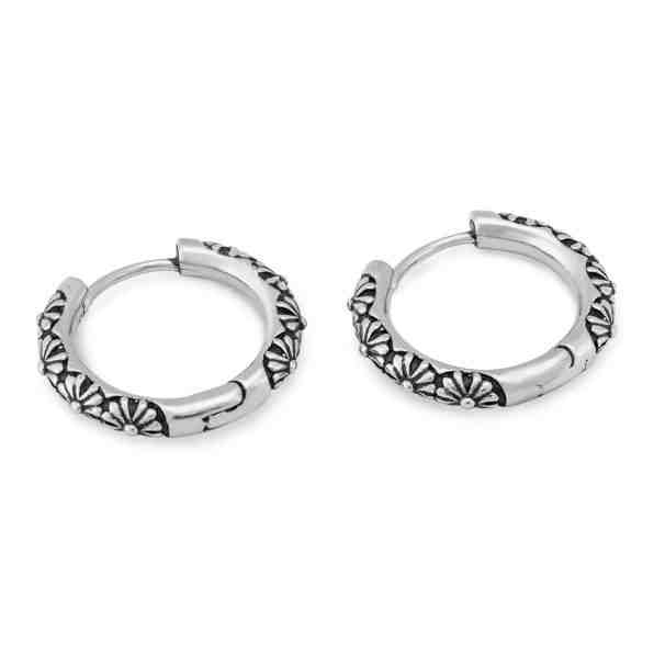 Troli Nadčasové ocelové kruhové náušnice + 2 měsíce na vrácení zboží