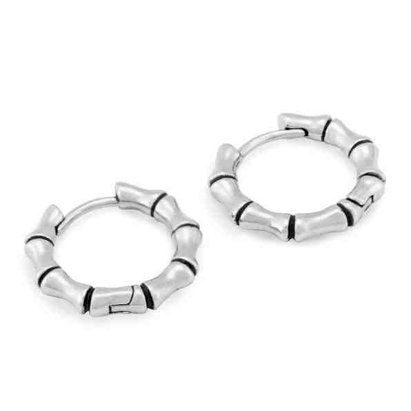 Troli Stylové ocelové kruhové náušnice + 2 měsíce na vrácení zboží